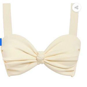 Montce Swim Cream rubbed bikini top